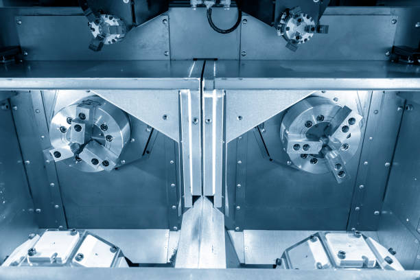 dual-spindle CNC lathe