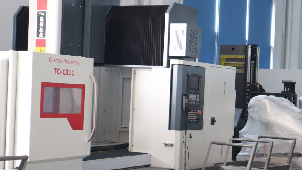 A CHANSIN gantry machining center in our workshop